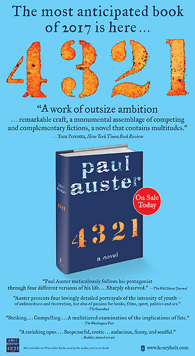 Paul Auster: By the Book - The New York Times